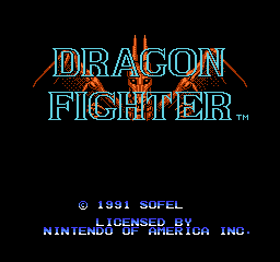 Dragon Fighter (USA) Title Screen